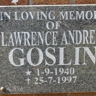 GOSLIN Lawrence Andrew 1940-1997