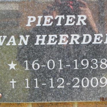 HEERDEN Pieter, van 1938-2009