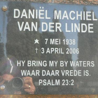 LINDE Daniël Machiel, van der 1938-2006