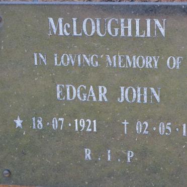 McLOUGHLIN Edgar John 1921-1995