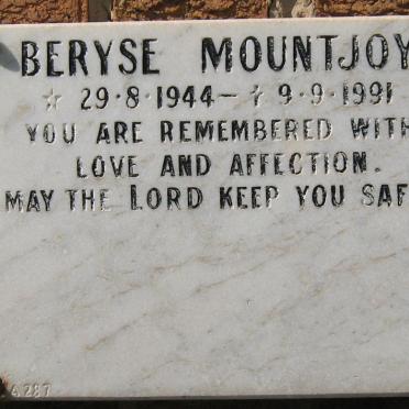 MOUNTJOY Beryse 1944-1991