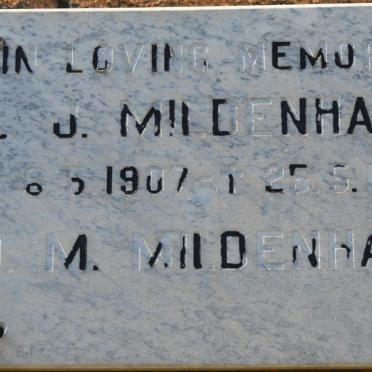 MILDENHALL L.J. 1907-1982