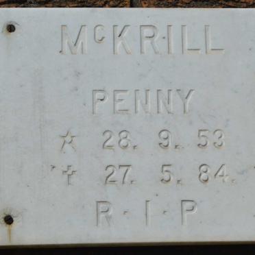 McKRILL Penny 1953-1984