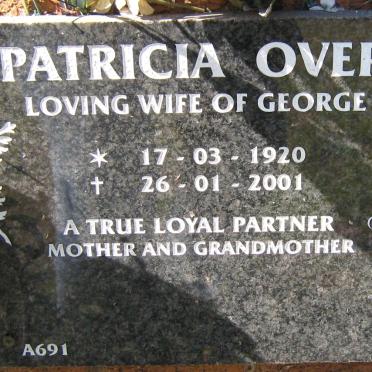OVER Patricia 1920-2001