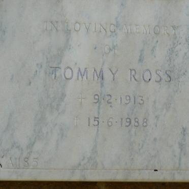 ROSS Tommy 1913-1988