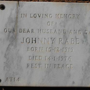 RABE Johnny 1919-1976