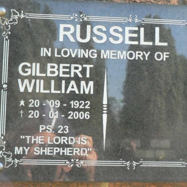 RUSSELL Gilbert William 1922-2006