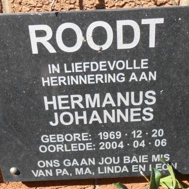 ROODT Hermanus Johannes 1969-2004
