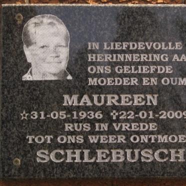SCHLEBUSCH Maureen 1936-2009