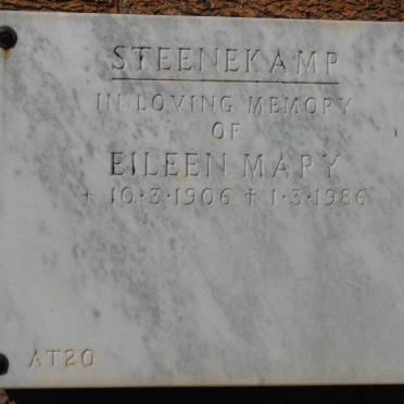 STEENEKAMP Eileen Mary 1906-1986