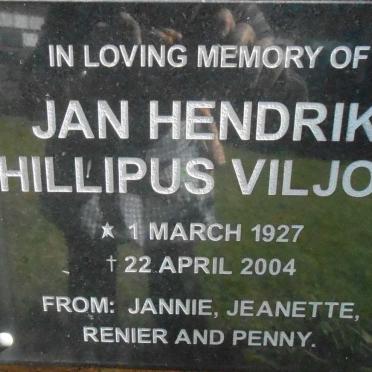 VILJOEN Jan Hendrik Phillipus 1927-2004