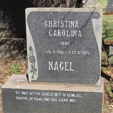 NAGEL Christina Carolina 1905-1974