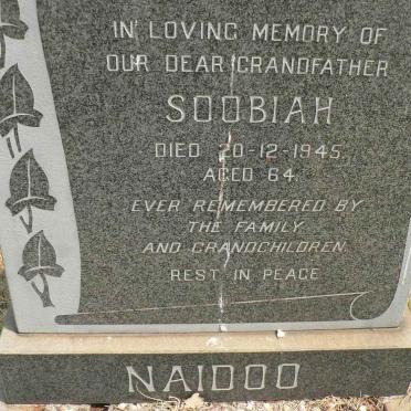 NAIDOO Soobiah -1945