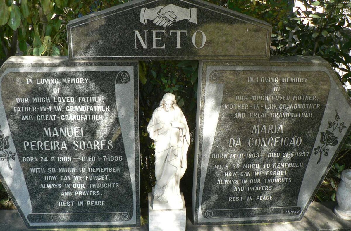NETO Manuel Pereira Soares 1909-1996 &amp; Maria da Conceicao 1909-1997