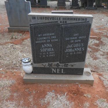 NEL Jacobus Johannes 1932- &amp; Anna Sophia 1925-1983