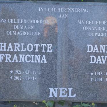 NEL Daniel David 1915-2001 &amp; Charlotte Francina 1921-2012