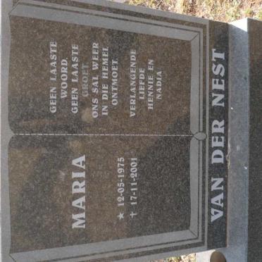 NEST Maria, van der 1975-2001