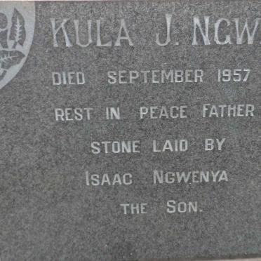 NGWENYA Kula J. -1957