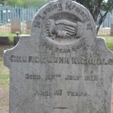 NICHOLLS George John -1912