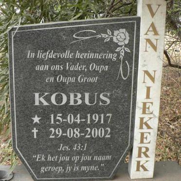 NIEKERK Kobus, van 1917-2002