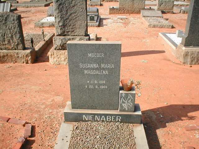 NIENABER Susanna Maria Magdalena 1914-1944