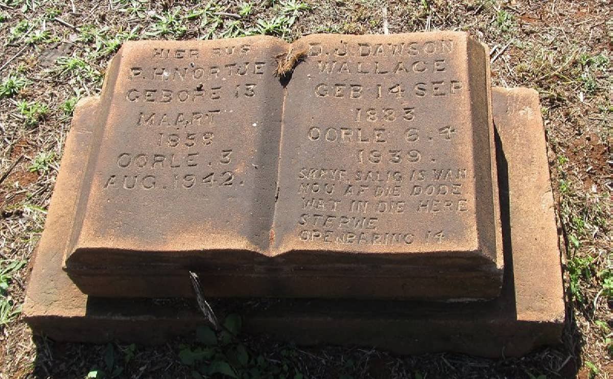 NORTJE P.H. 1858-1942 :: WALLACE D.J. Dawson 1883-1939