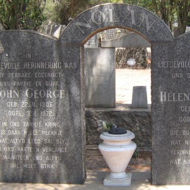 NOLAN John George 1906-1972 &amp; Helena Hendrina 1910-1978