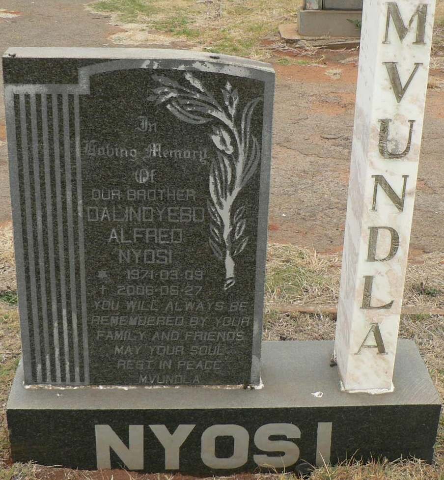 NYOSI Dalindyebo Alfred 1971-2006