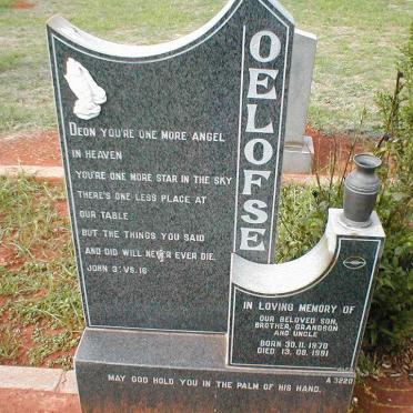 OELOFSE Deon 1970-1991