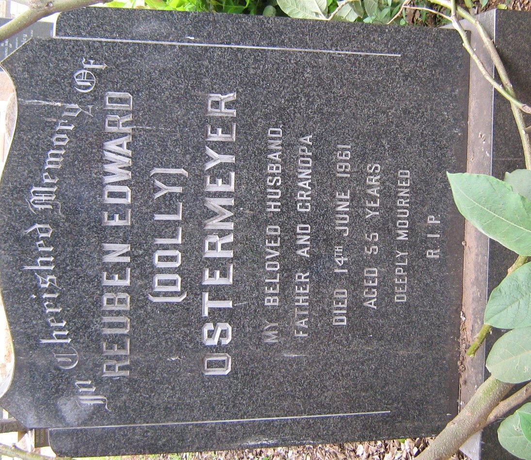 OSTERMEYER Reuben Edward -1961