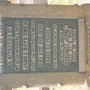 OWEN James Rhys -1938 &amp; Margaret Jennet -1942