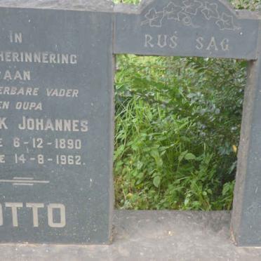 OTTO Hendrik Johannes 1890-1962 &amp; Elizabeth Catharina 1892-1960