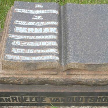 OUDTSHOORN Herman, van Rheede van -1930