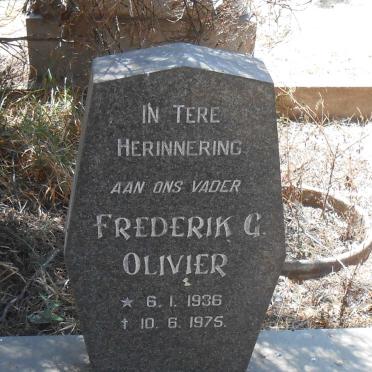 OLIVIER Frederik G. 1936-1975