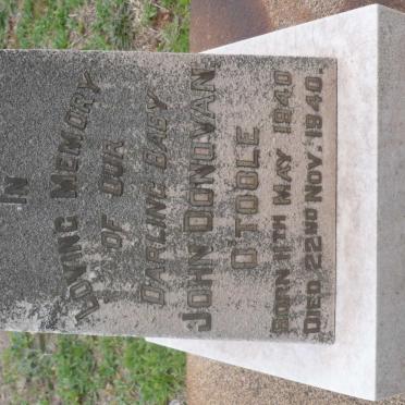 O'TOOLE John Donovan 1940-1940