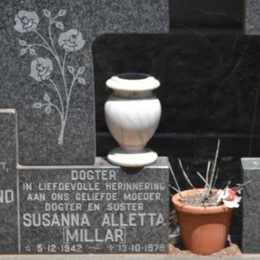 PEENTZ Willem Berend Johannes 1912-1972 &amp; Susarha Fredrika 1917-1998 :: MILLAR Susanna Alletta nee PEENTZ 1942-1979