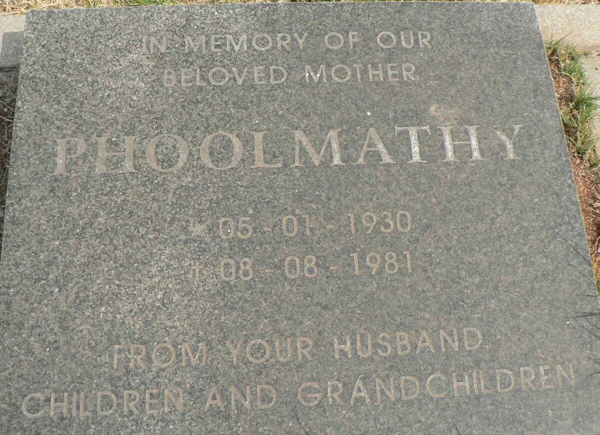 PHOOLMATHY ? 1930-1981