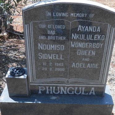 PHUNGULA Ndumiso Sidwell 1948-2000
