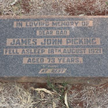 PICKING James John -1921