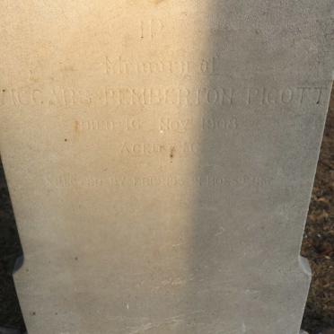 PIGGOTT Viccars Pemberton -1908