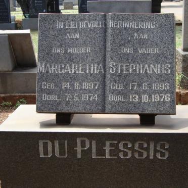 PLESSIS Stephanus, du 1893-1976 &amp; Margaretha 1897-1974