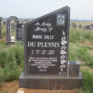 PLESSIS Mavis Sally, du 1932-2007