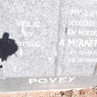 POVEY A.M. 1954-1994