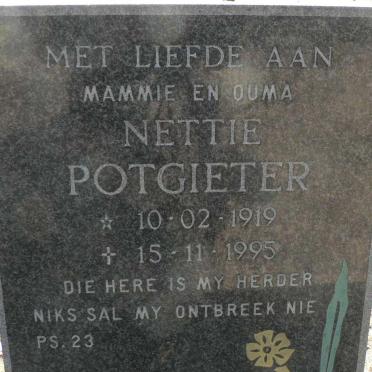 POTGIETER Nettie 1919-1995