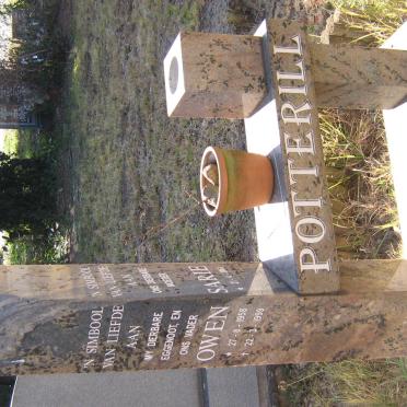 POTTERILL Owen 1958-1999 &amp; Sarie 1961-