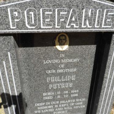 POEFANIE Philliph Petrus 1945-1996