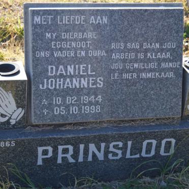 PRINSLOO Daniel Johannes 1944-1998