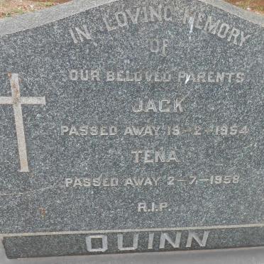 QUINN Jack -1954 &amp; Tena -1958