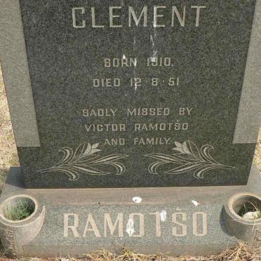 RAMOTSO Clement 1910-1951