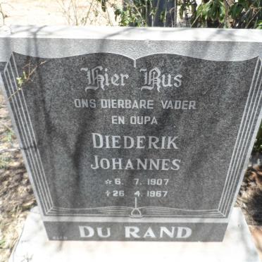RAND Diederik Johannes, du 1907-1967